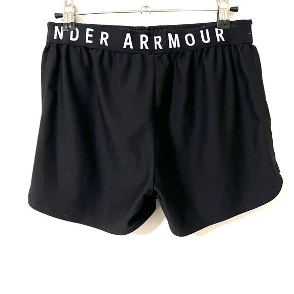 Under Armour Black Running Heat Gear Loose Shorts 1332550 Size M - Picture 4 of 6
